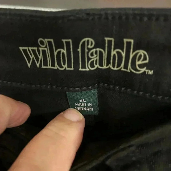 Size 8 long black jeans. New with tags wild fable - Picture 5 of 7